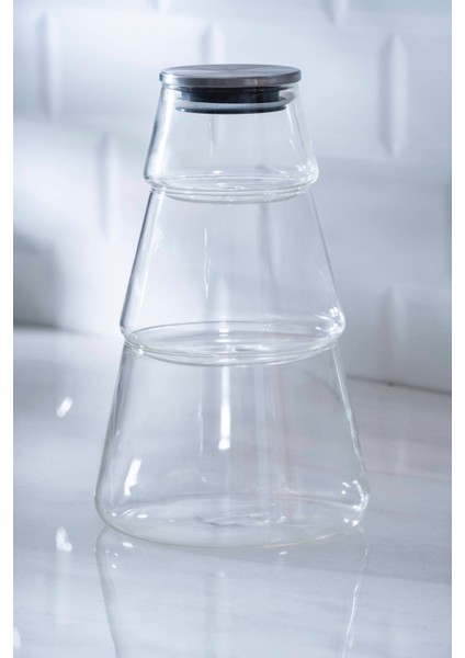 Verta Metal Kapaklı Cam Kavanoz Seti