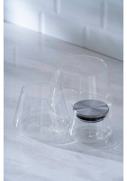 Verta Metal Kapaklı Cam Kavanoz Seti fiyatları