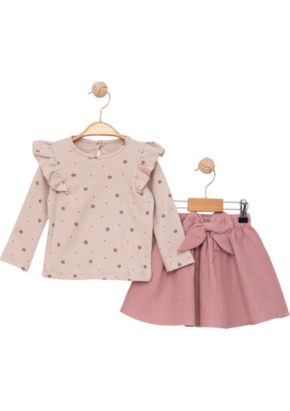 Yıldız Desenli Etekli Takım