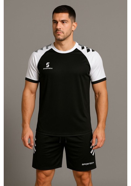 Siyah-Beyaz Forma Takımı (Isim ve Numara Yazılır) K0175 2xl