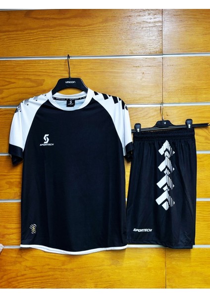 Siyah-Beyaz Forma Takımı (Isim ve Numara Yazılır) K0175 2xl