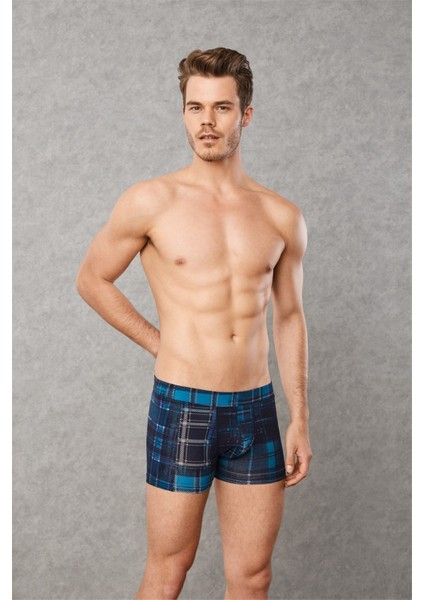 Erkek Modal Çok Renkli Baskılı Torbalı Normal Paça Boxer 1876