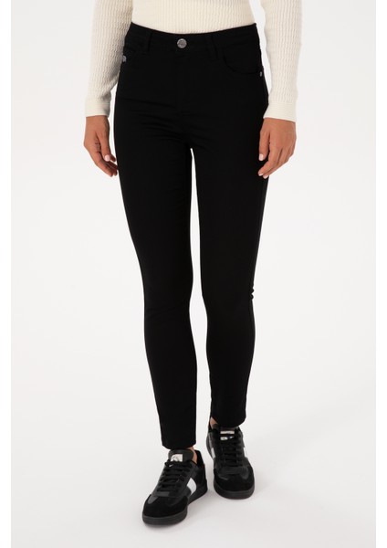 Kadın Siyah Pantolon (Kanvas-Chino) 50317139-VR046 fiyatları