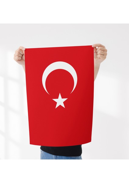 Türk Bayrağı Metal Çerçeveli Gerçek Camlı Tablo,türk Bayrağı Dijital Baskı, Bayrak fırsatları