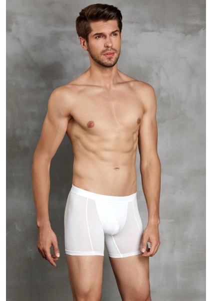 Erkek Çok İnce ve Zarif Pamuk Kumaştan Büyük Beden Boxer 1515P modelleri