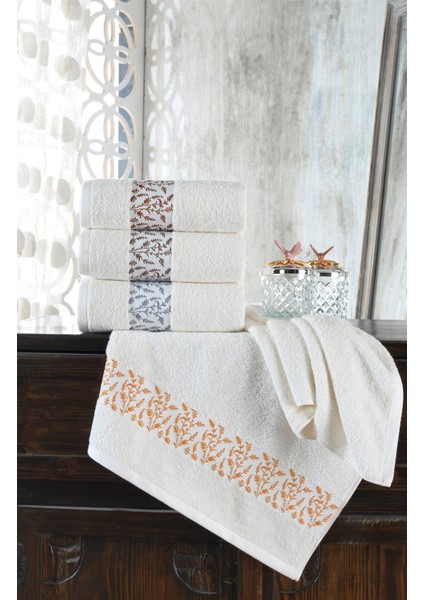 Palm 50X100 4'lü El ve Yüz Havlu Seti modelleri