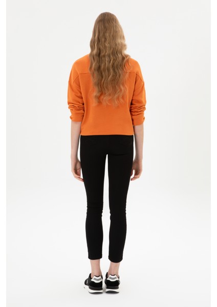 Kadın Siyah Pantolon (Kanvas-Chino) 50316852-VR046 fırsatları