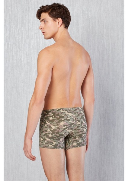 Erkek Modal Kamuflaj Baskılı Torbalı Normal Paça Boxer 1815 fiyatları