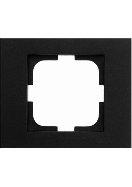 Grano Metalik Siyah Tekli Çerçeve