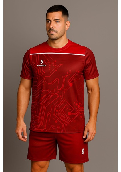 Kırmızı-Beyaz Forma Takımı K0130 (TEK KELİME ISİM VE NUMARA YAZILIR)