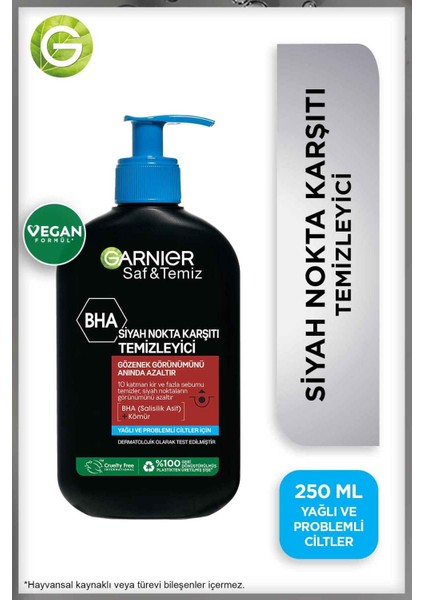 Saf & Temiz Siyah Nokta Karşıtı Temizleyici 250 ml