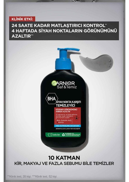 Saf & Temiz Siyah Nokta Karşıtı Temizleyici 250 ml modelleri