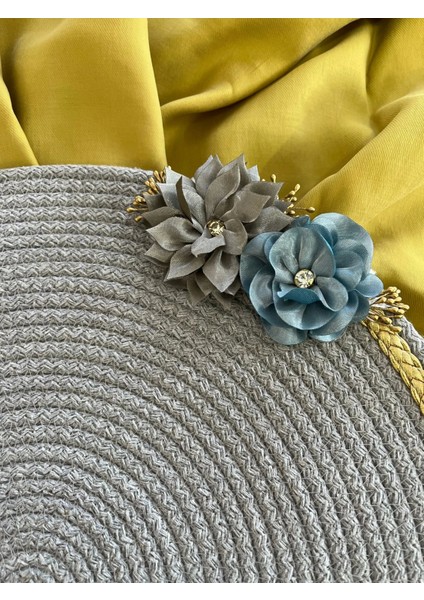 Decohandy 39CM Çiçekli Jüt Örme Supla Amerikan Servis fiyatları