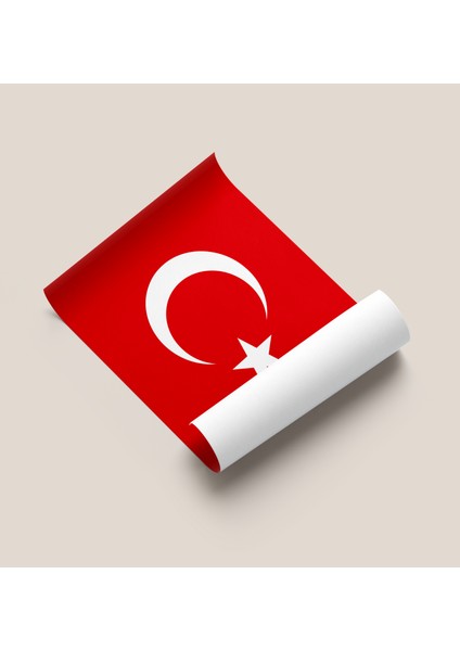 Türk Bayrağı Çerçevesiz Poster, Dijital Baskı Bayrak fiyatları