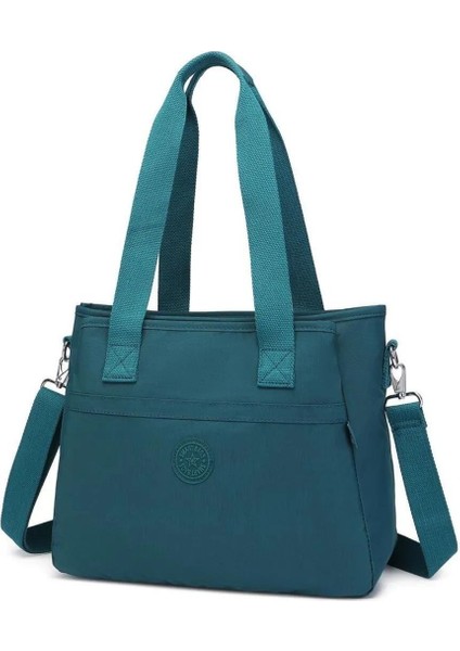 Omuz Askılı Şık Kullanışlı Kadın Çantası Krinkıl Kumaş