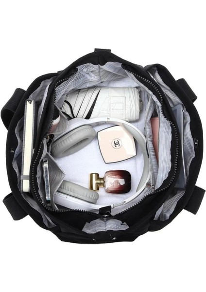 Omuz Askılı Şık Kullanışlı Kadın Çantası Krinkıl Kumaş