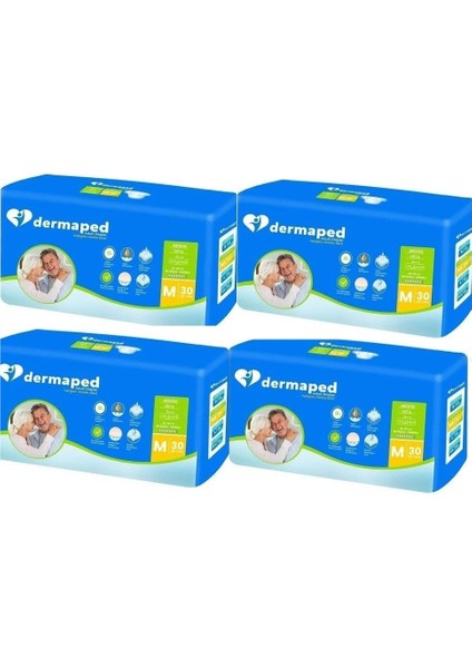 9 Damla Belbantlı Hasta Bezi Medium 4*30 120 Adet