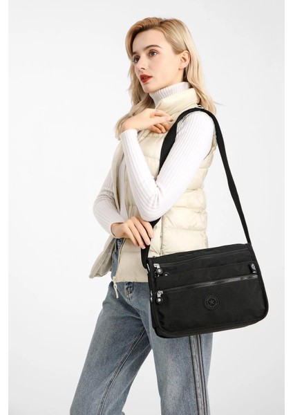 Kadın Omuz Çantası Klinkıl Kumaş Kullanışlı Iç Hacim fırsatları