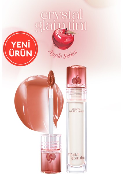 Yapışkanlık Hissi Vermeyen Yoğun Işıltılı Tint Clıo Crystal Glam Tint (20 Vanilla Apple) Appleseries