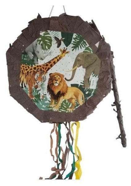 Pinyata Jungle-Safari Vahşi ha.42cm ahş.sop.pü.KAH