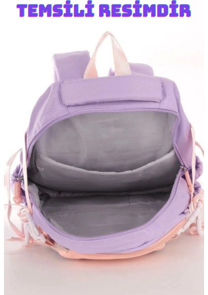 1450 Gül Kurusu İthal Kore Tarzı Unisex İlkokul Çocuk Sırt Çantası fırsatları