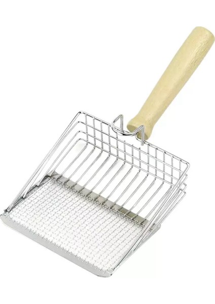 Paslanmaz Metal Kedi Köpek Kum Temizleme Küreği