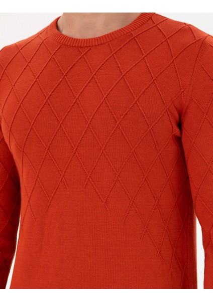 Erkek Kiremit Kazak /Triko 50292863-VR031