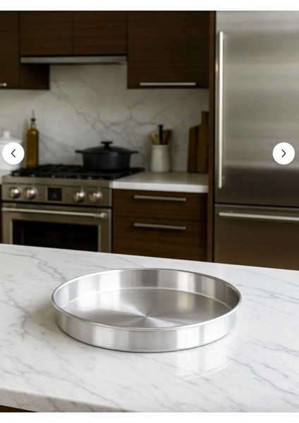 Alüminyum Baklava Börek Tepsisi 40 cm - Alüminyum Gerçek Lezzet Börek Tepsisi