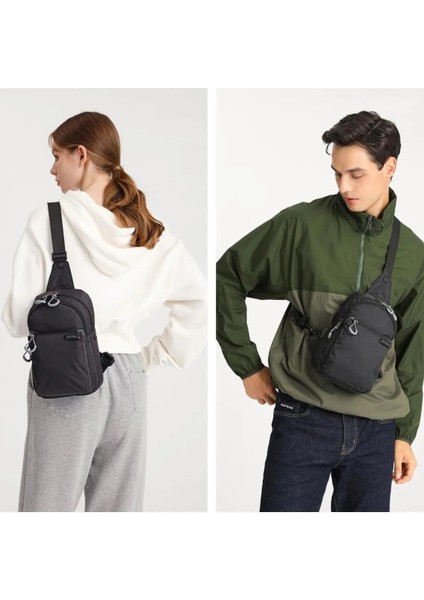 Ekstra Hafif Uniseks Body Bag Omuz Çantası Polyamid Kumaş fırsatları