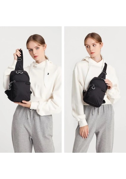 Ekstra Hafif Uniseks Body Bag Omuz Çantası Polyamid Kumaş