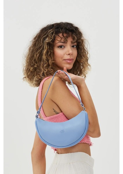 Tek Bölmeli Şık ve Ergonomik Suni Deri Mini El ve Omuz Çantası