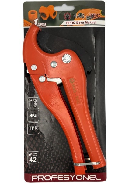 Pprc Boru Makası Aliminyum | 42 mm Çap Kapasitesi – Pvc, Ppr, Pe, Pex, Abs Boru ve Hortum Kesici indirimleri