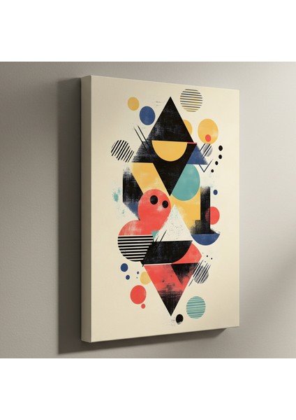Geometrik Soyut Sanat Tablosu