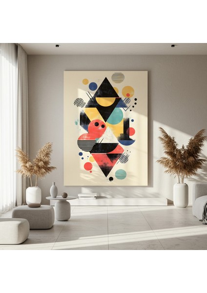 Geometrik Soyut Sanat Tablosu fırsatları