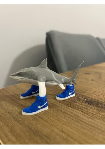 Tralaleo Tralala Köpek Balığı 8x5 Cm, Karakter, Tung Tung Sahur, 3D