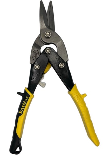 Köşebent Makası | Sağ Kesim, Endüstriyel Çelik Bıçak, Ergonomik Sarı-Siyah Sap indirimleri