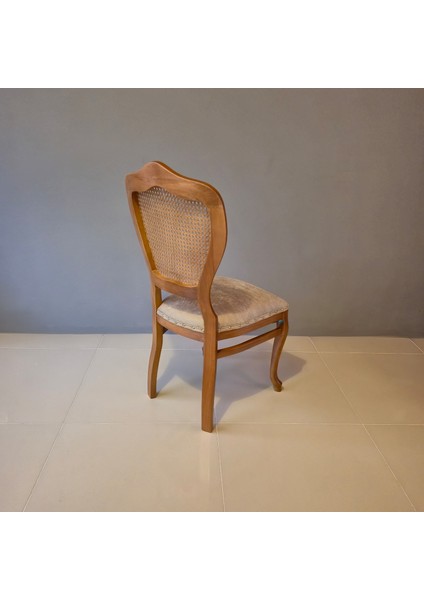 Lilia Klasik Ahşap Sandalye, Hazeran Sırtlı, Masif Gürgen Ahşap Iskelet modelleri