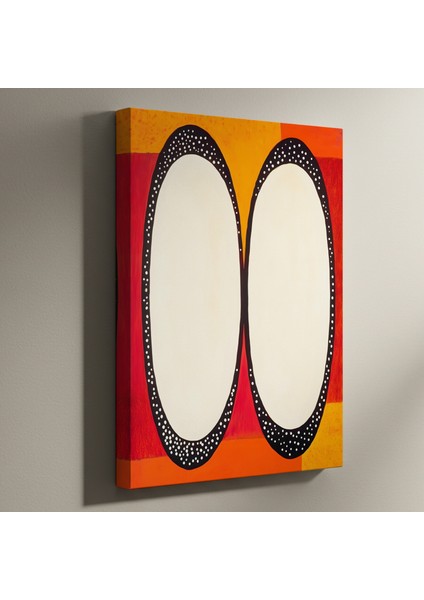 Soyut Geometrik Desen Tablosu