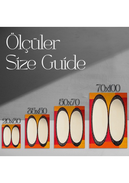 Soyut Geometrik Desen Tablosu modelleri