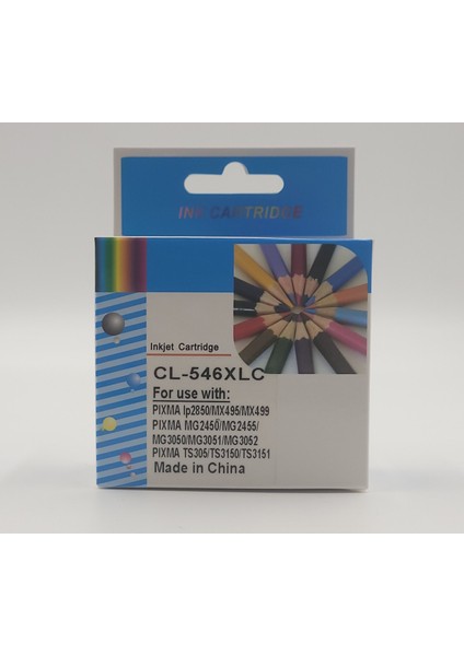 Dpi Kartuş Canon CL-546XL Cym Muadil Mürekkep Kartuş – 3X300 Sayfa