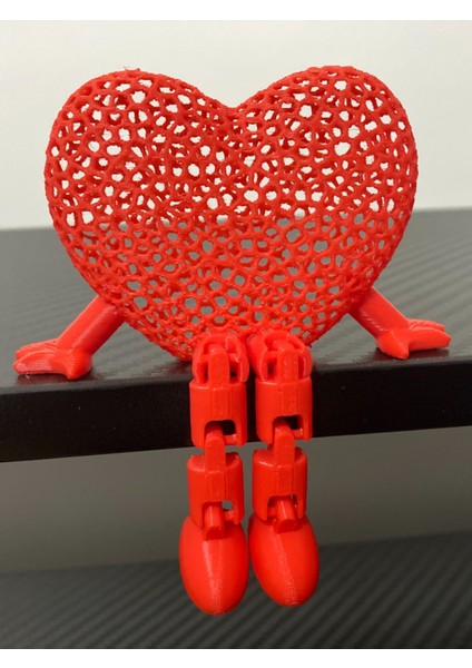 Eklemli Geometrik Kalp Ev Dekor