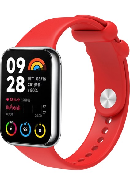 Xiaomi Redmi Watch 4/watch 5/mi Band 8 Pro/mi Band 9 Pro Klasik Silikon Kordon Standart Spor Kayış