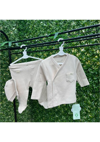 Waffle 3`lü Unisex Patikli Bebek Takım 3-6 fiyatları