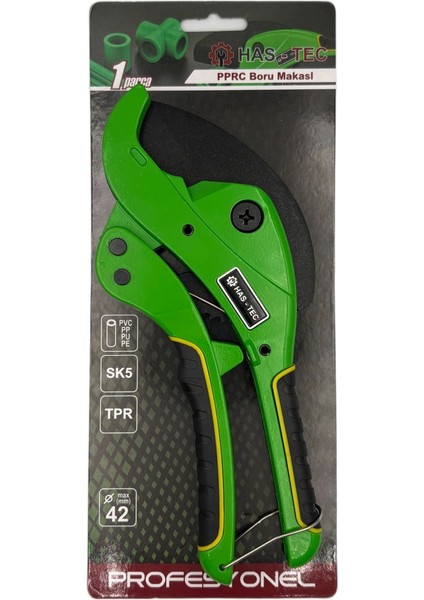 Pprc Pro Boru Makası Aliminyum | 42 mm Çap Kapasitesi – Pvc, Ppr, Pe, Pex, Abs Boru ve Hortum Kesici modelleri