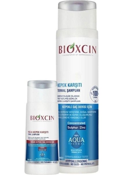 Aqua Kepek Şampuan 300 ml Yoğun Termal Şampuan 200 ml