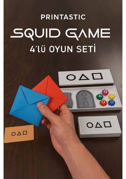 4'lü Squid Game 2. Sezon Oyun Seti