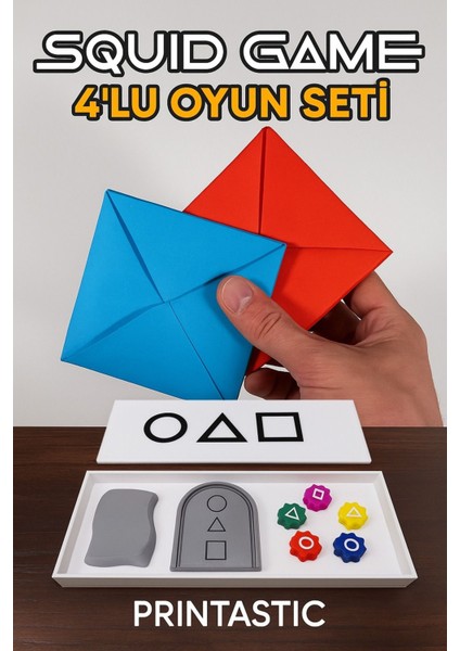 4'lü Squid Game 2. Sezon Oyun Seti modelleri