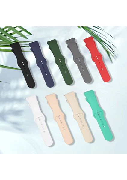 Xiaomi Redmi Watch 4/watch 5/mi Band 8 Pro/mi Band 9 Pro Klasik Silikon Kordon Standart Spor Kayış