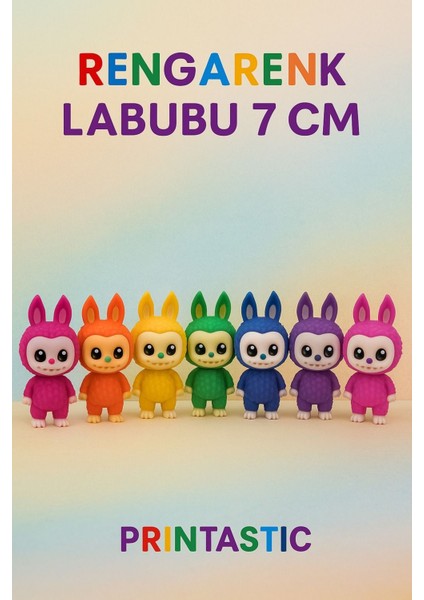 Sürpriz Renkli Labubu (7 Cm) fiyatları