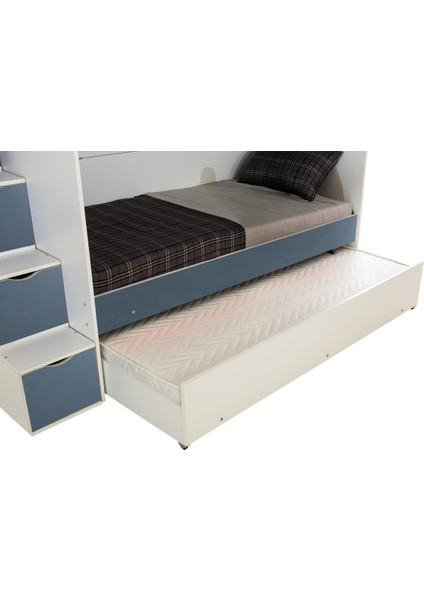 Evimşah Irmak 90 * 190 3 Lü Beyaz / A.gri Yavrulu Ranza fırsatları